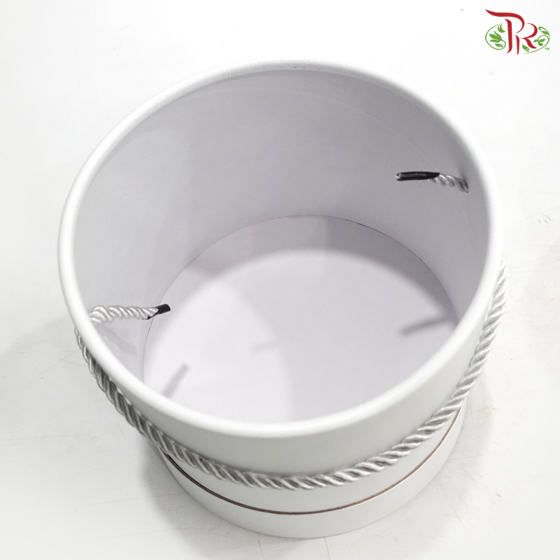 1'SET Round Box Set - White