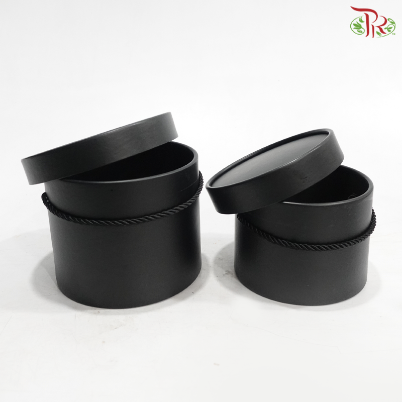 1'SET Round Box Set - Black