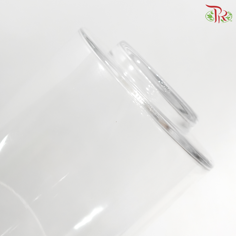 Y276727W - Glass Jar With Wood Stand