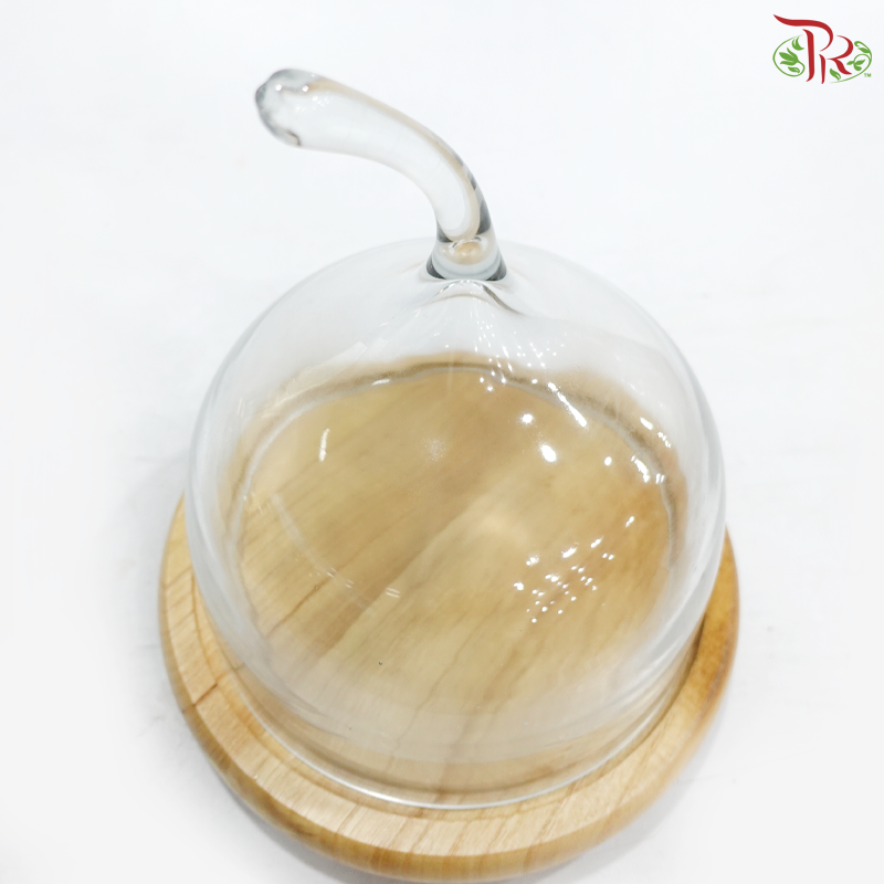284424W - Pear Shape Glass Dome