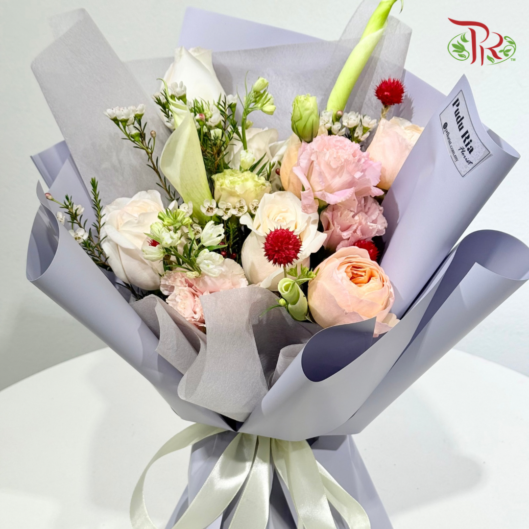 Signature Weekly Flower Bunch -Ruby Veil (Big Bunch)