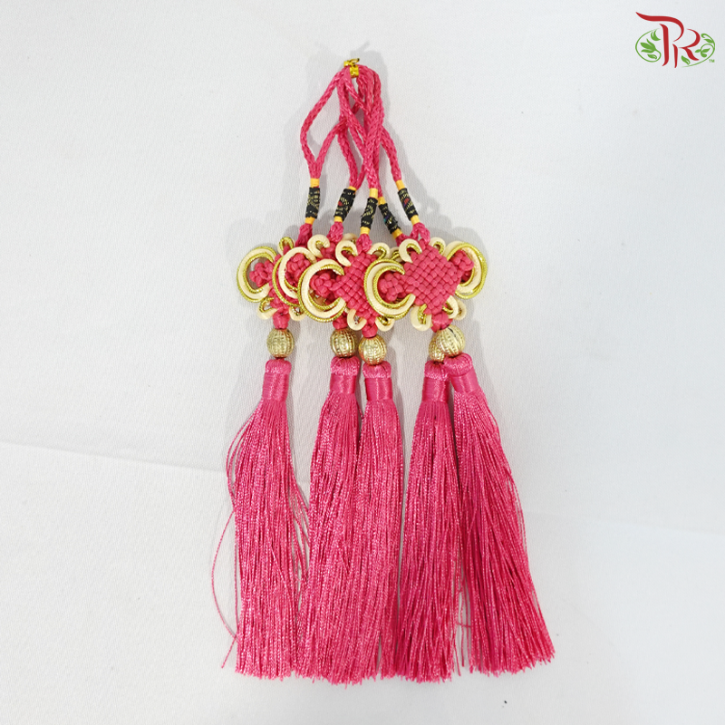 Chinese Knot Hanging Tassel - Pink (5 Units)