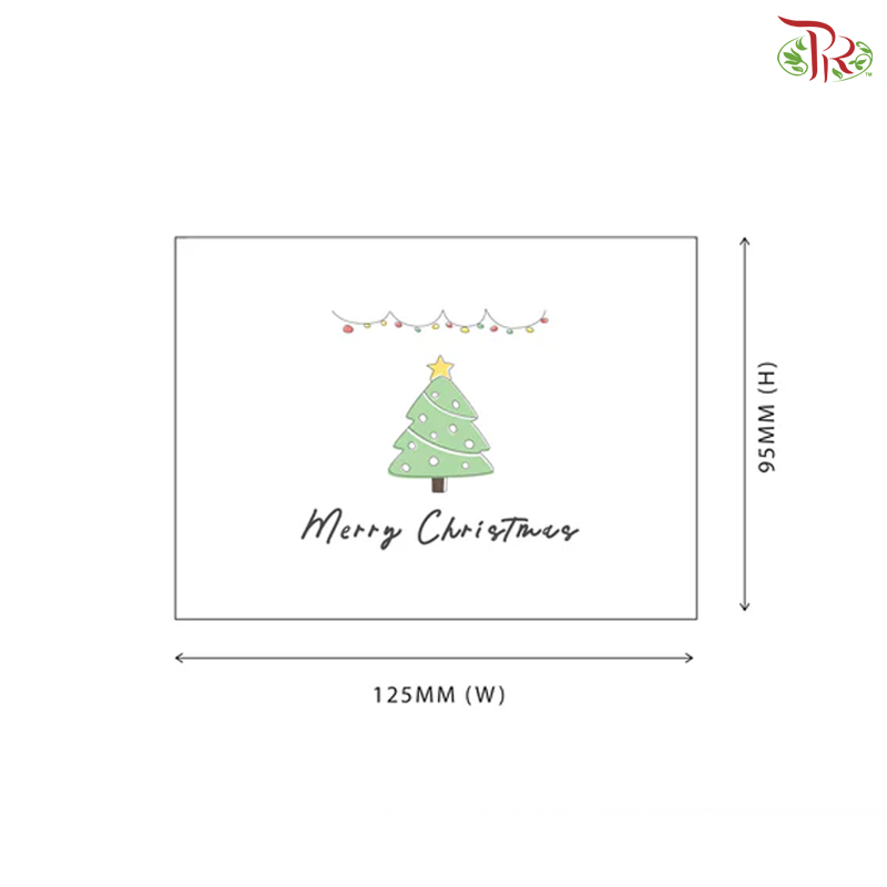 Christmas Deco Card - Christmas Tree (FBD235) (20PCS Per Pack)