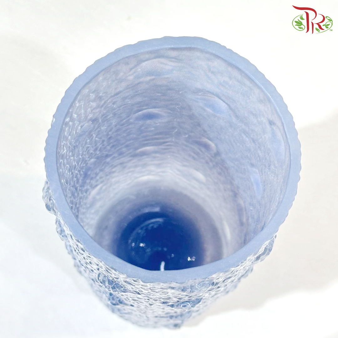 FH1025COL/24 - Crystal Color Vase - Blue (YSFH1025COL)