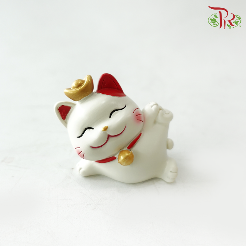 Fortune Cat Ornament Asst - Fortune Cat Side-lying《侧卧》