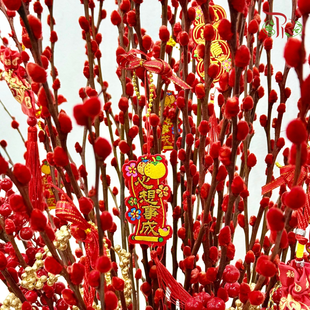 【CNY 2026】Fortune Bloom Pussy Willow (M - L size) 《满堂鸿运银柳》