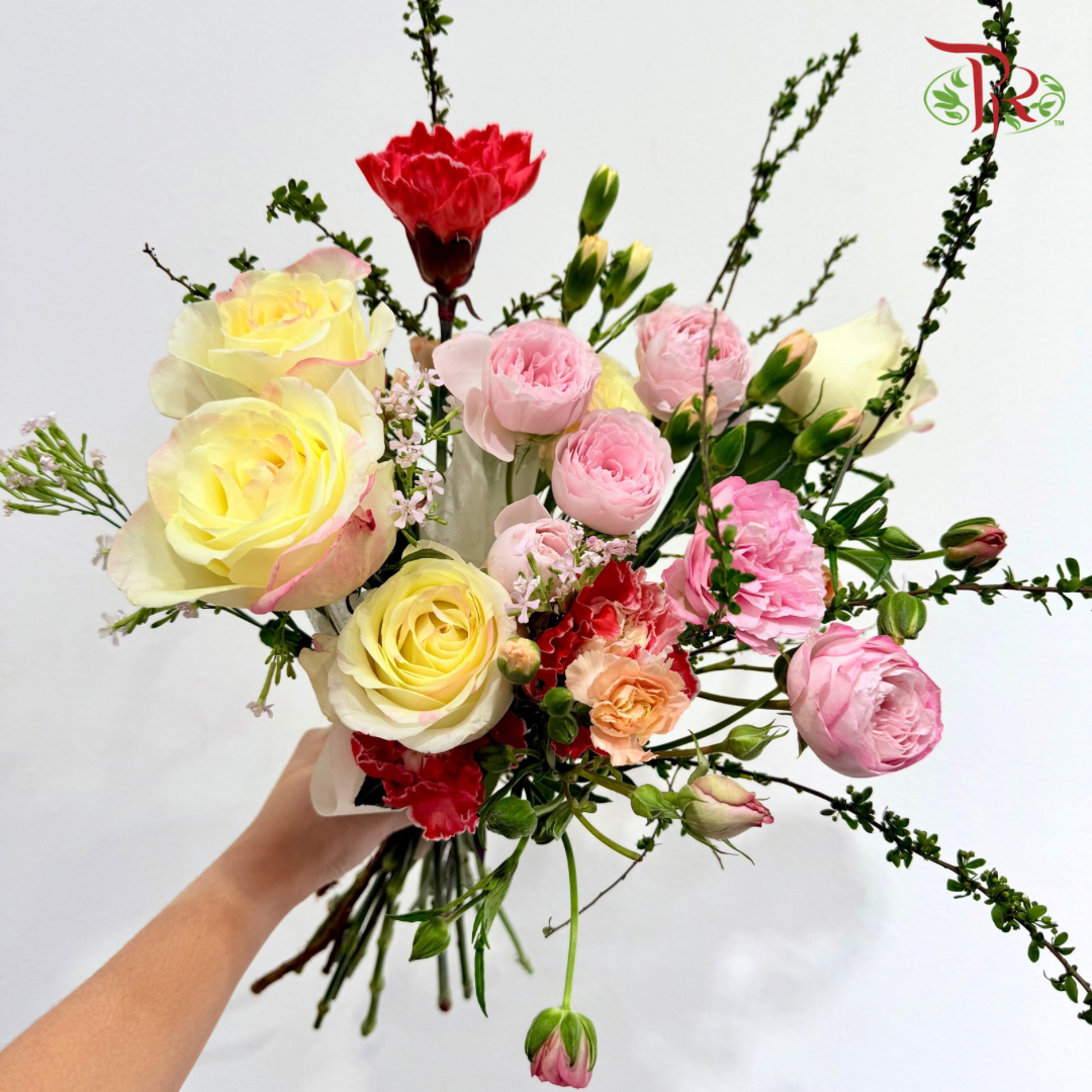 Signature Weekly Flower Bunch -Ivory Blush (Big Bunch)