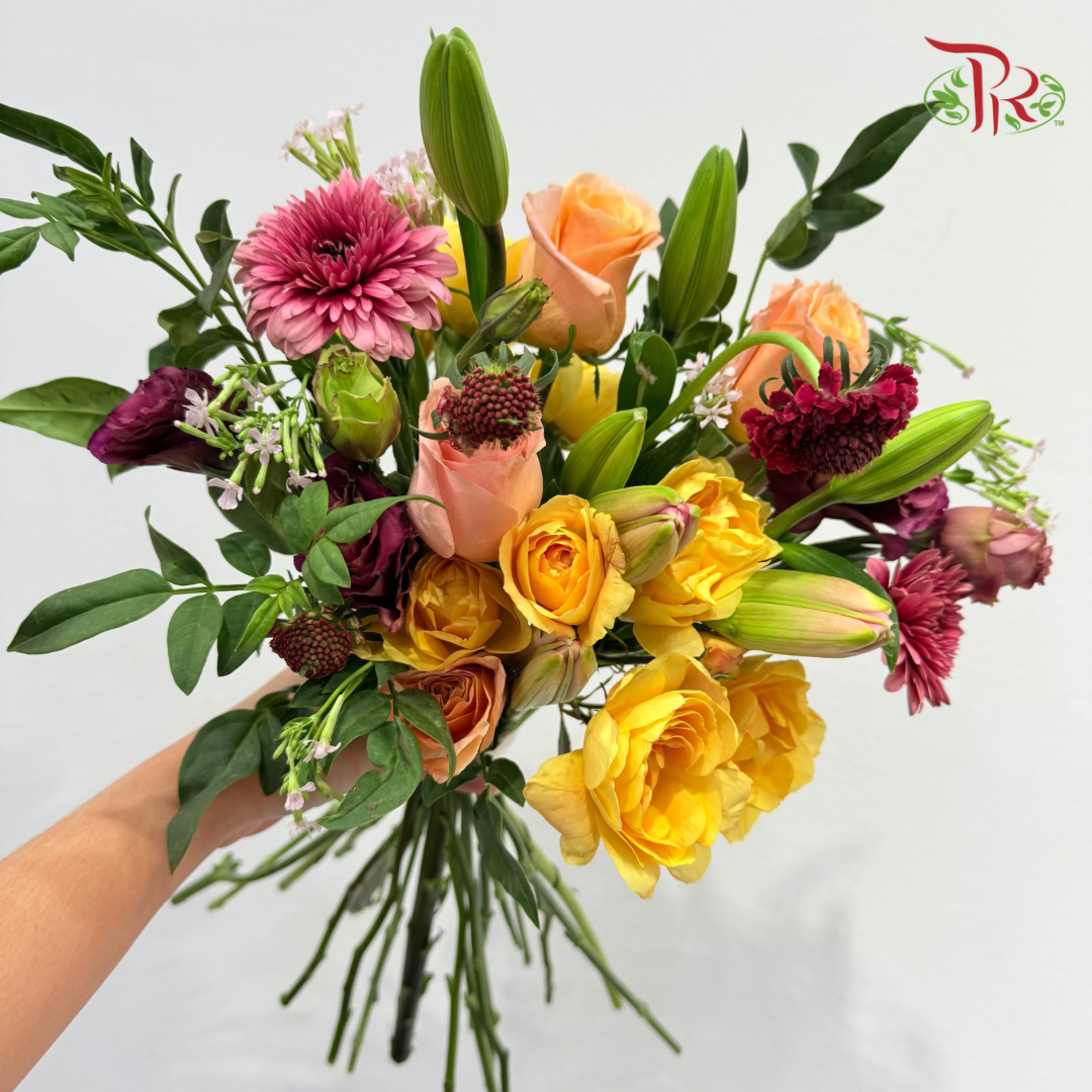 Signature Weekly Flower Bunch - Sunset Kiss (Big Bunch)