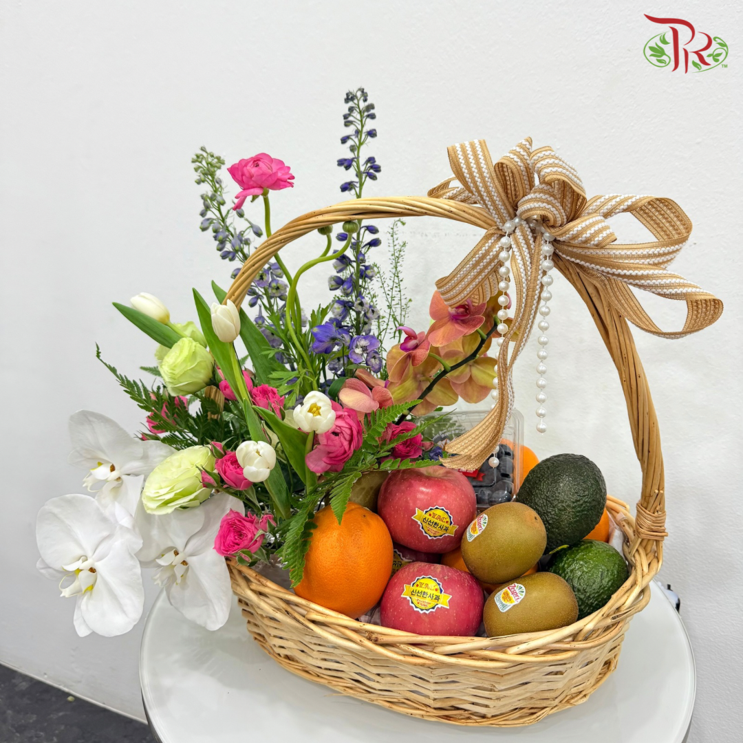 Graceful Orchard - Fruit Basket Arrangement