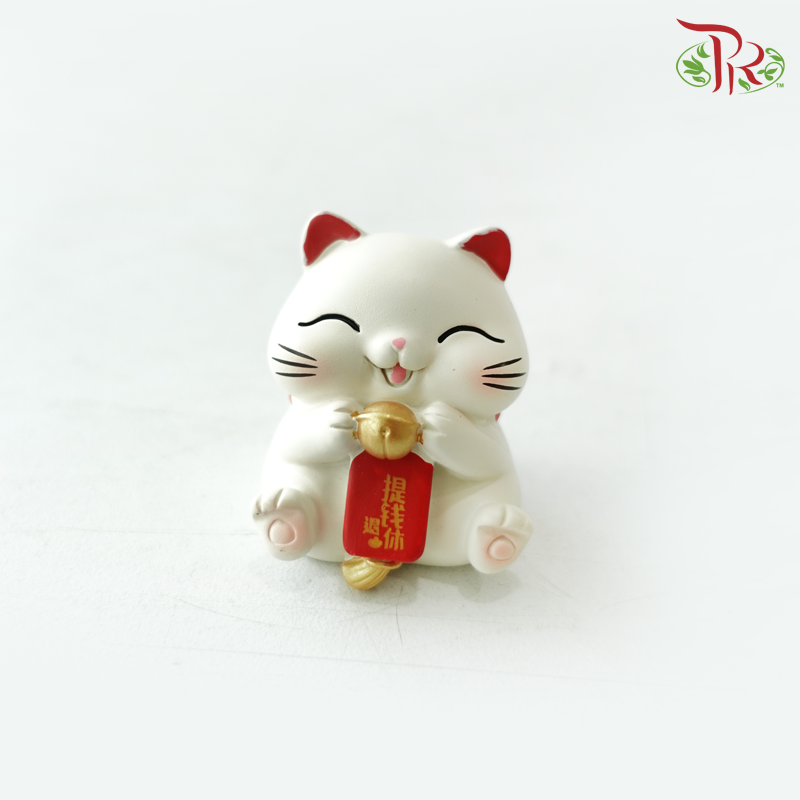 Lucky Cat Figurine Asst - Earlier Retirement《提前退休》