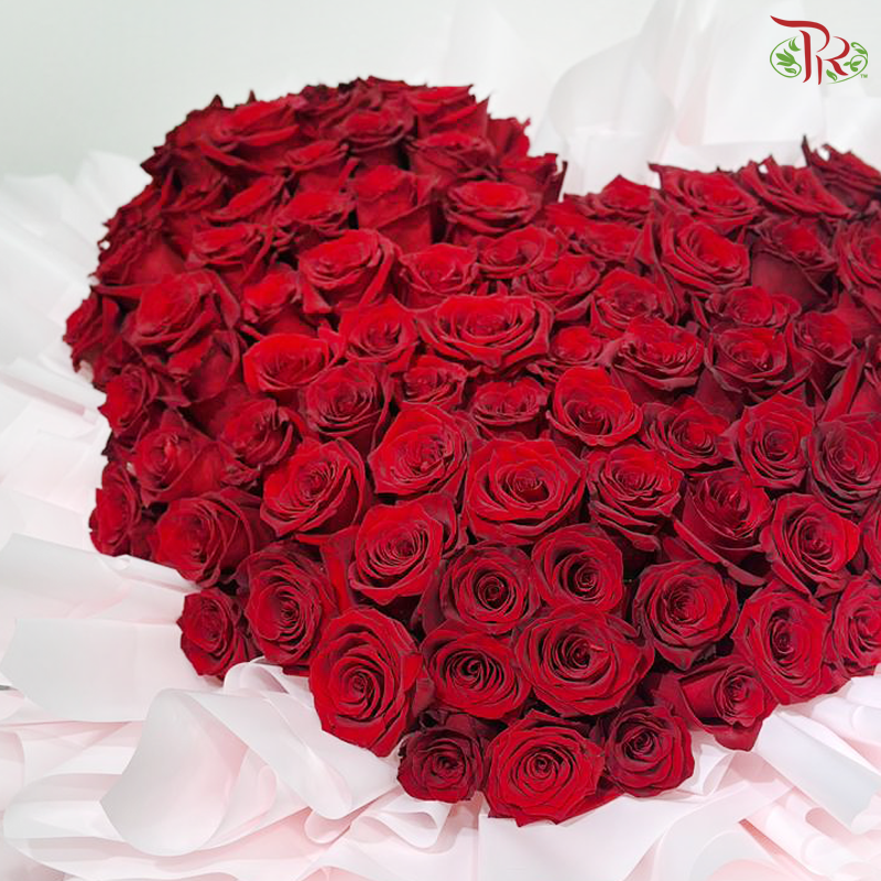 Eternal Love (99 Red Roses) by bouquet scaffold Hand Bouquet