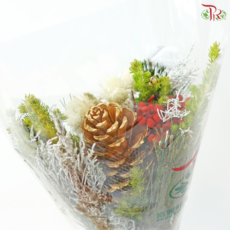 Safari Christmas Bouquet - Golden Safari Noel **Random Choose Cone/Fillers