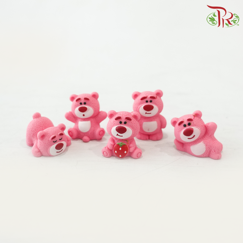 Strawberry Bear Ornaments - 5PCS
