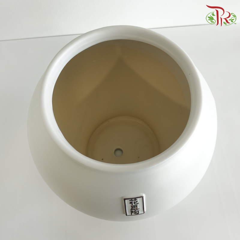 ZF-2022 White Pot (ZF-2022W)