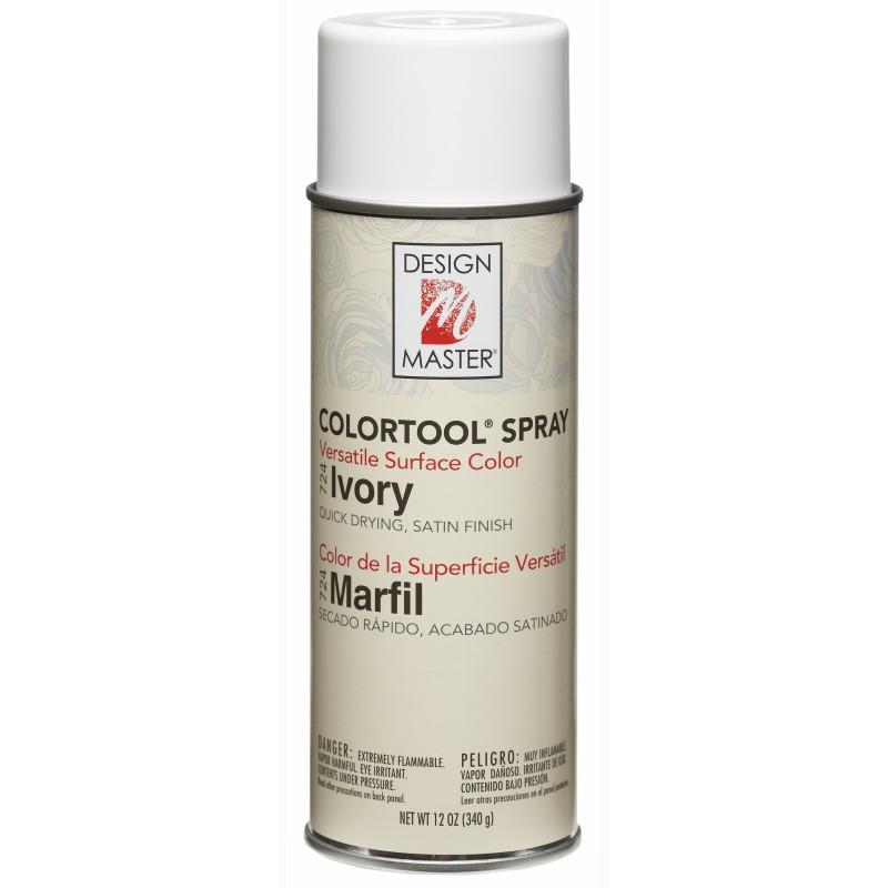 Design Master Colortool Spray - Ivory (724)-Design Master-prflorist.com.my