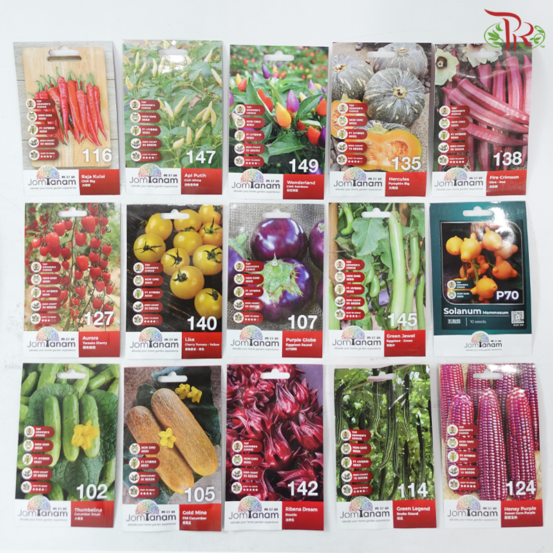 【Jom Tanam Seeds】Fruity Vegetable Series - Others (Per Pack) (With Options)