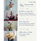 【Atelier Duo With Ken Flower & Flos. Cotidie】3 Days Intensive Floral Workshop  (Pudu Ria HQ- KL)