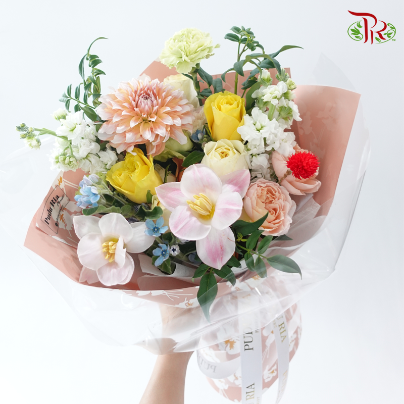 Signature Weekly Flower Bunch - Sunny Blossom Kiss (Big Bunch)