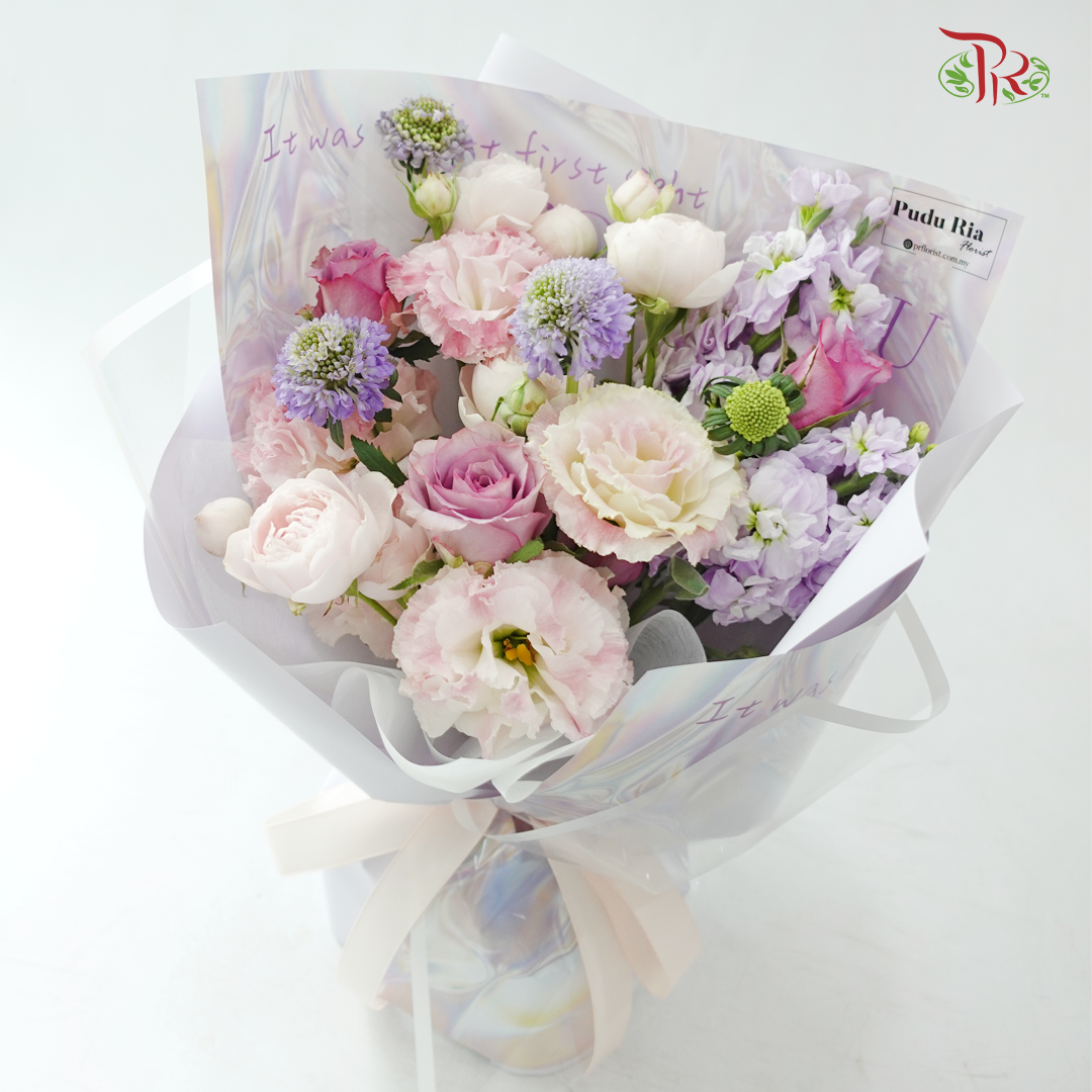 Signature Weekly Flower Bunch - Spring in Lilac (Big Bunch)