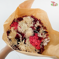 Dried Mix Bouquet - Dark Red