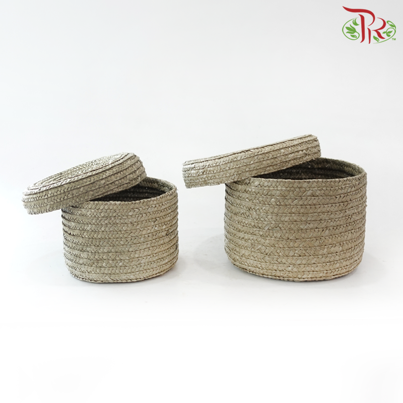 1 SET Korean Hat Basket (FBB008) (With Colour Options)-Pudu Ria Florist-prflorist.com.my