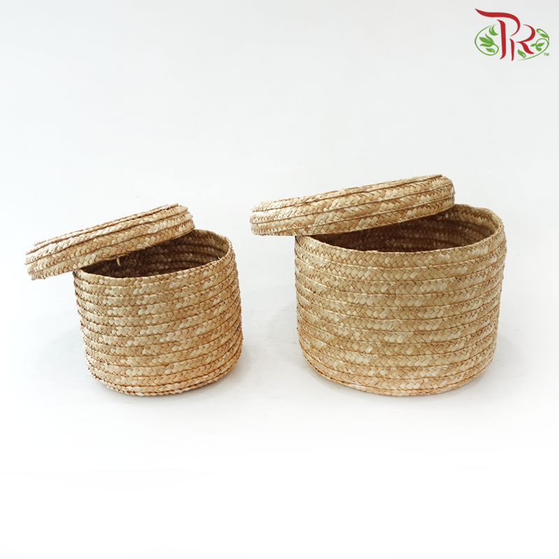 1 SET Korean Hat Basket (FBB008) (With Colour Options)-Pudu Ria Florist-prflorist.com.my