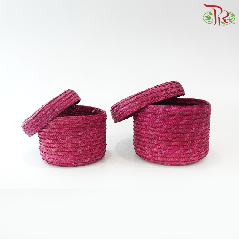 1 SET Korean Hat Basket (FBB008) (With Colour Options)-Pudu Ria Florist-prflorist.com.my