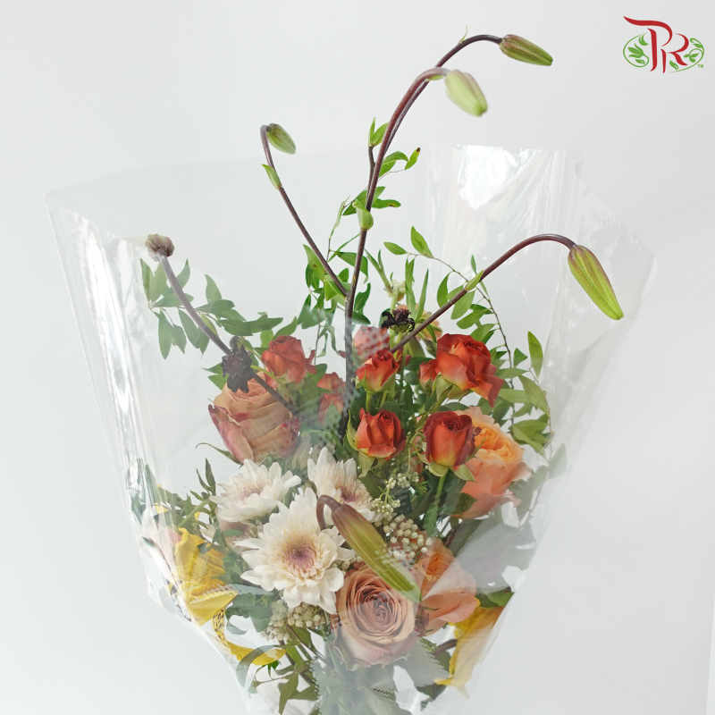 Signature Weekly Flower Bunch - Caramel Autumn Sunset (Big Bunch)