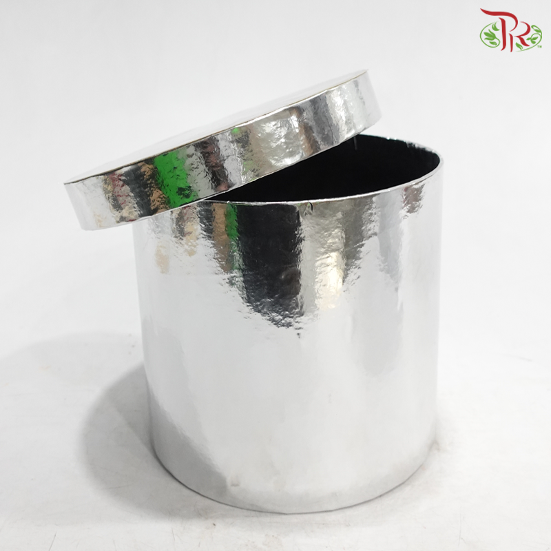 2'S Mirror Round Box - Silver (FBB083#1)