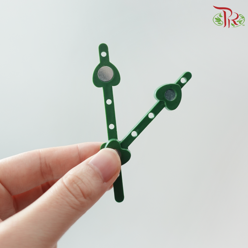 Corsage Heart Shape Magnet (30 Pair Per Box) (HCSM-0036KMG)