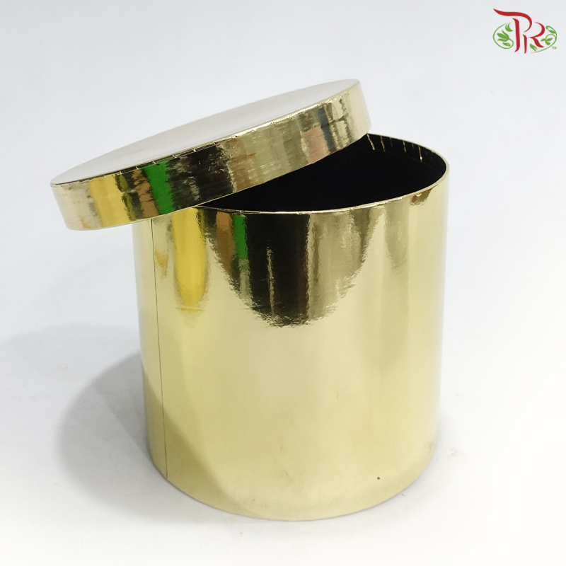 2'S Mirror Round Box - Gold (FBB083#2)