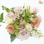 Signature Weekly Flower Bunch - Latte Rose Garden (Medium Bunch)