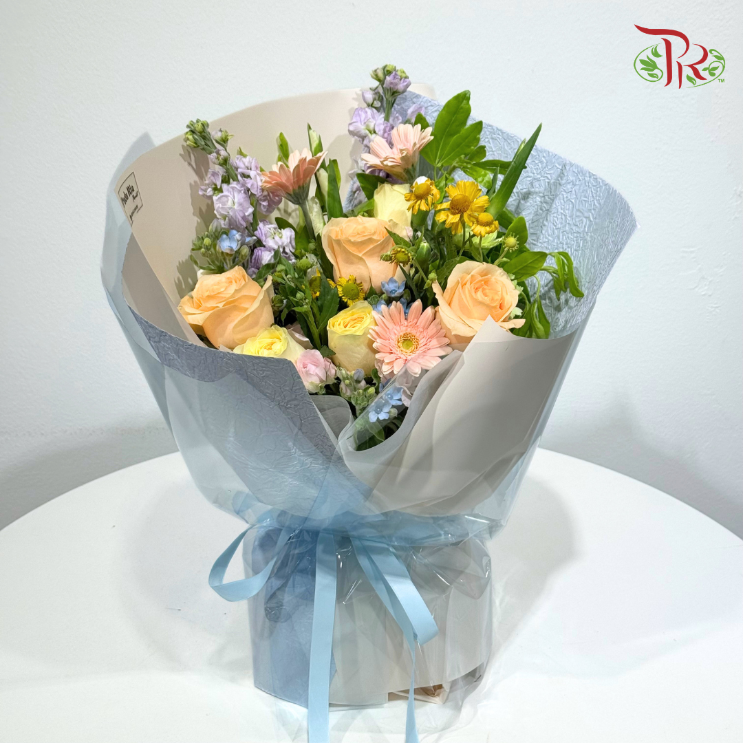 Signature Weekly Flower Bunch - Pastel Morning Petals (Big Bunch)