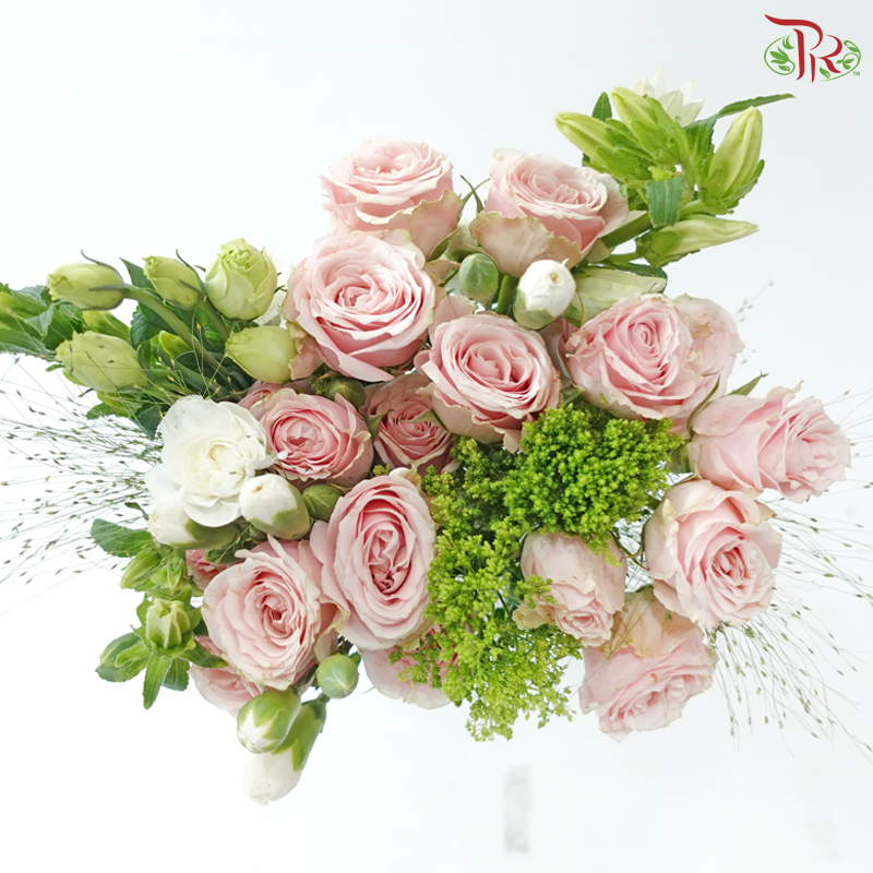 Signature Weekly Flower Bunch - Pink Serenity Dream (Medium Bunch)