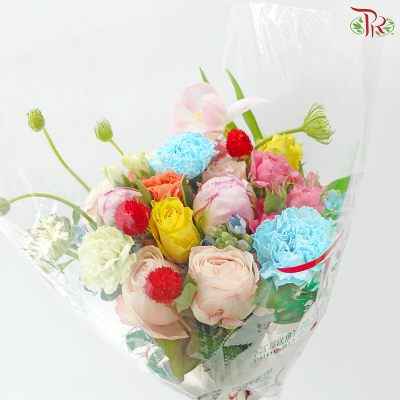 Signature Weekly Flower Bunch - Blooming Rainbow Joy (Big Bunch)