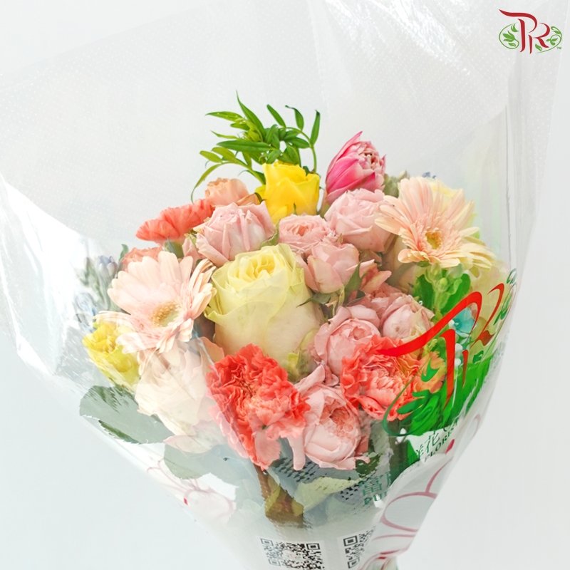 Signature Weekly Flower Bunch - Honey Peach Darling (Big Bunch)