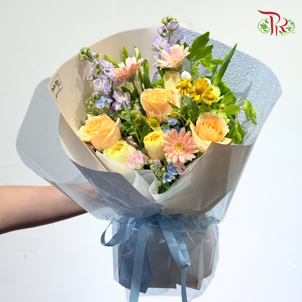 Signature Weekly Flower Bunch - Pastel Morning Petals (Big Bunch)