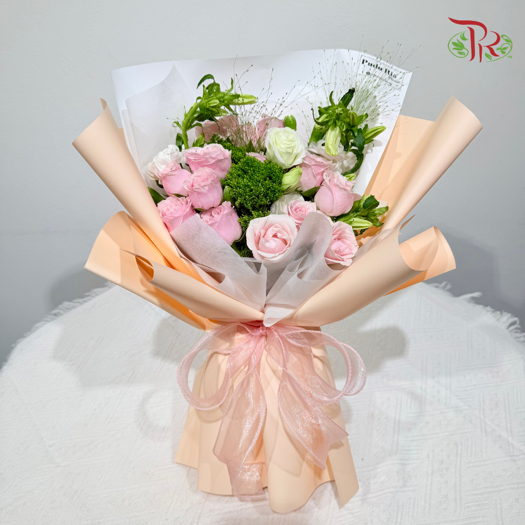 Signature Weekly Flower Bunch - Pink Serenity Dream (Medium Bunch)