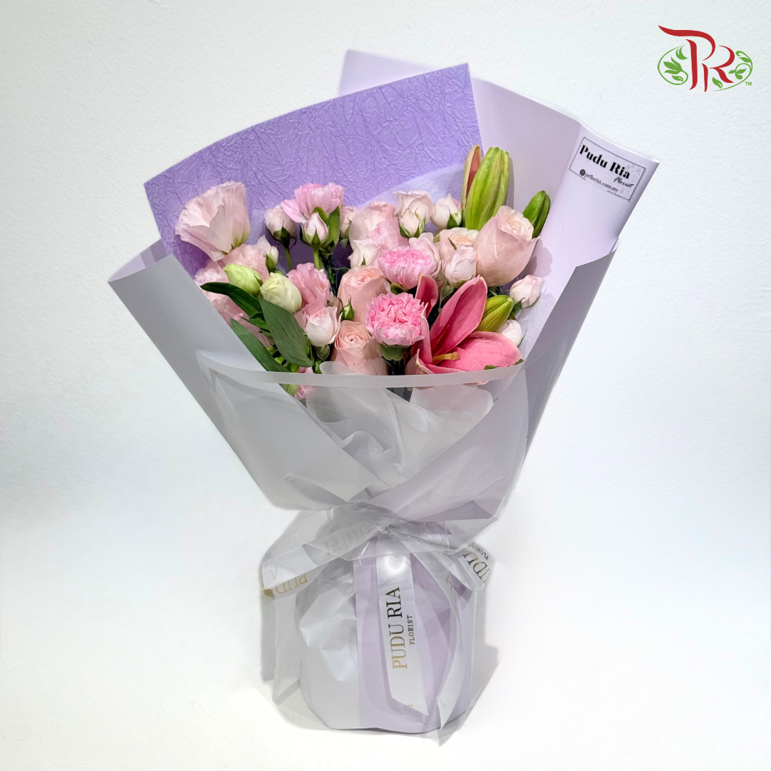 Signature Weekly Flower Bunch - Pink Darling Reverie (Medium Bunch)