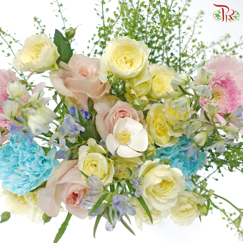 Signature Weekly Flower Bunch - Aurora Pastel Symphony (Medium Bunch)