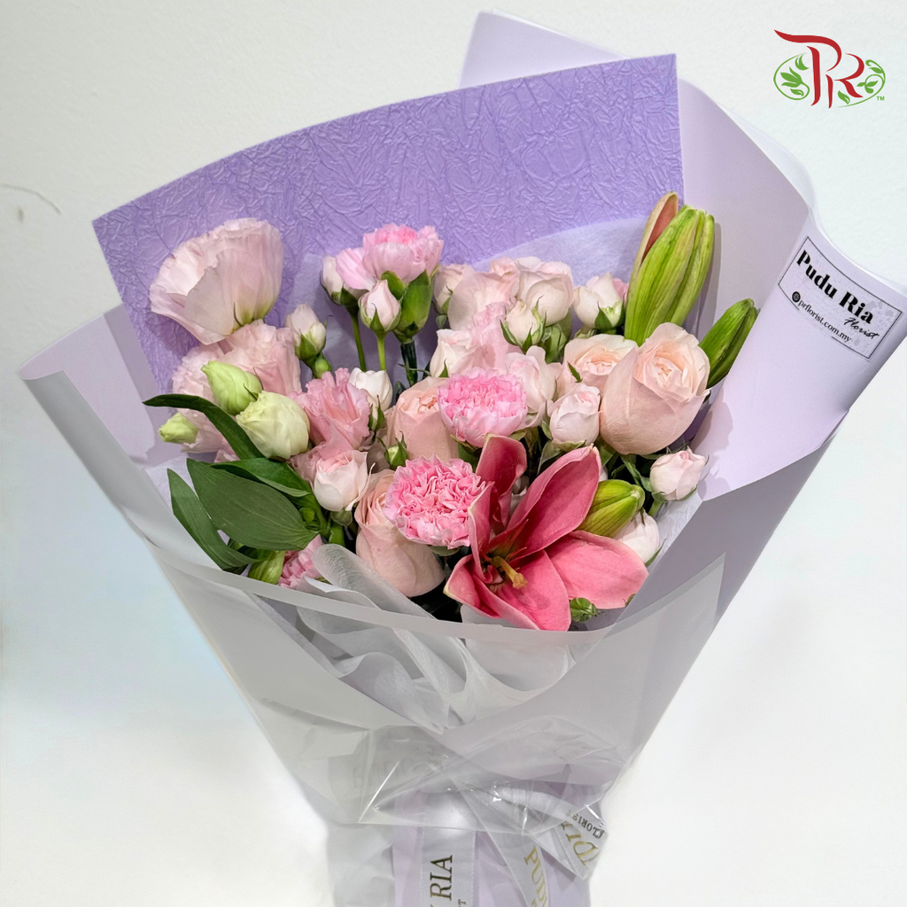 Signature Weekly Flower Bunch - Pink Darling Reverie (Medium Bunch)