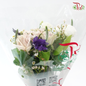 Signature Weekly Flower Bunch - Menta Whisper (Menta, Matricaria, Eustoma & Wax Flower)(Medium Size)