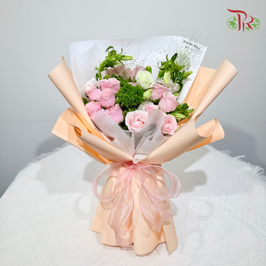 Signature Weekly Flower Bunch - Pink Serenity Dream (Medium Bunch)