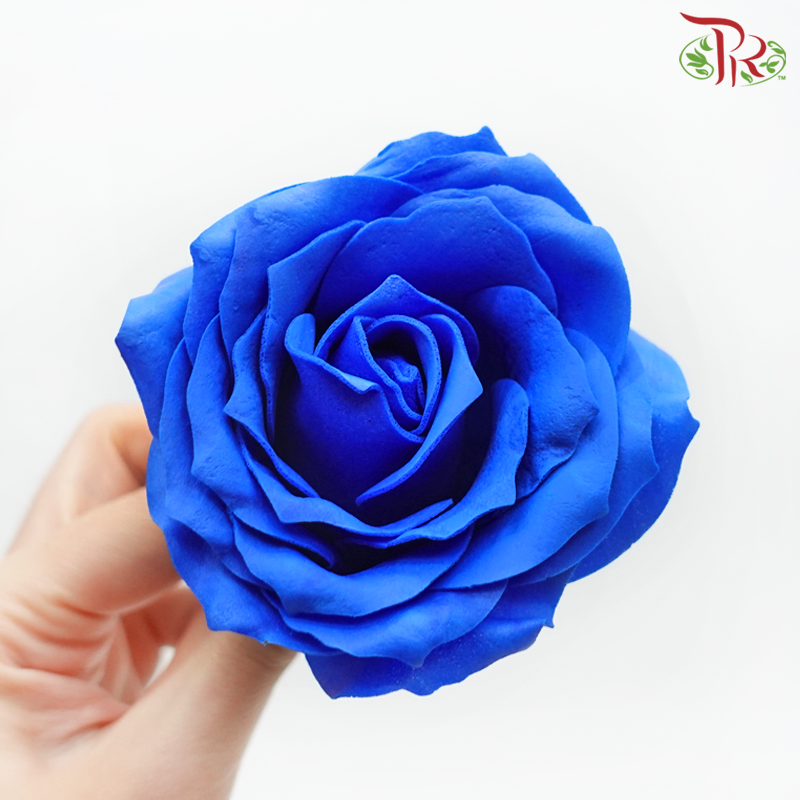 15 Bloom Roses Soap Flower - Blue-Blue-Pudu Ria Florist-prflorist.com.my