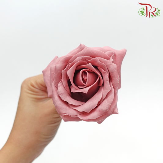 15 Bloom Roses Soap Flower - Pink-Pink-Pudu Ria Florist-prflorist.com.my