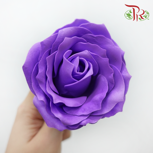 15 Bloom Roses Soap Flower - Purple-Purple-Pudu Ria Florist-prflorist.com.my