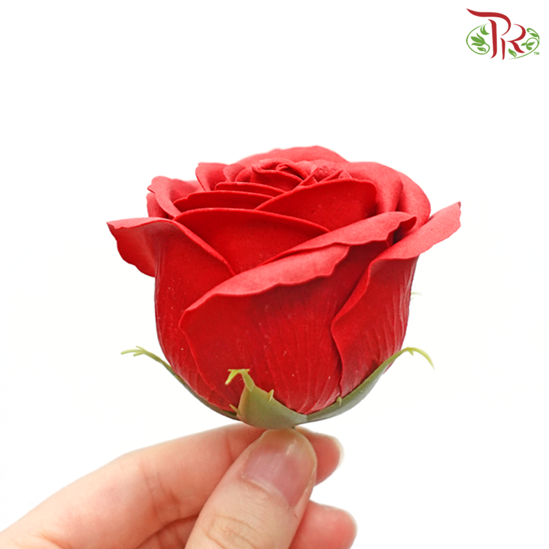 15 Bloom Roses Soap Flower - Red-Red-Pudu Ria Florist-prflorist.com.my