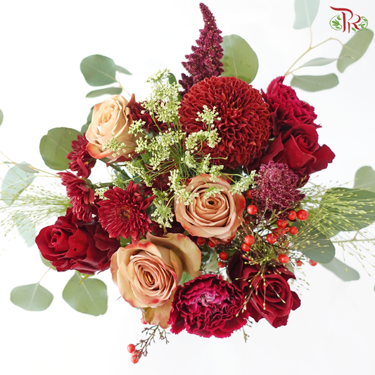Signature Weekly Flower Bunch - Red Velvet Christmas (Big Bunch)