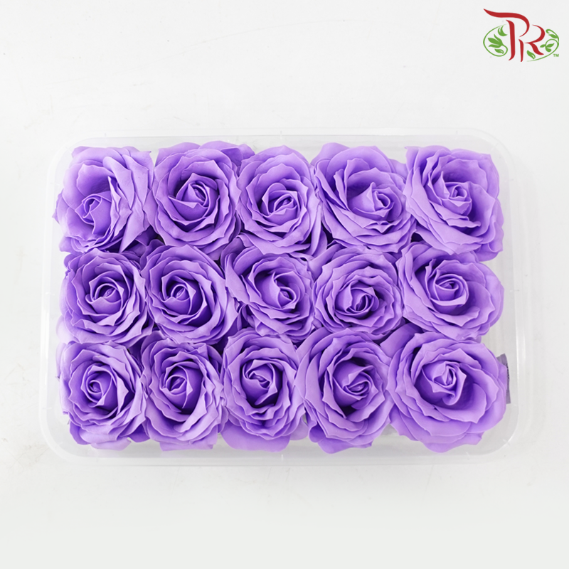 15 Blooms Soap Flower ShuXing - Purple (FBA089)