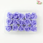 Soap Rose Flower - Dark Periwinkle Purple ( 15 Blooms )